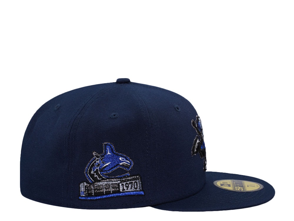 New Era Vancouver Canucks Stadium Patch Navy Prime Edition 59Fifty Fitted Casquette
