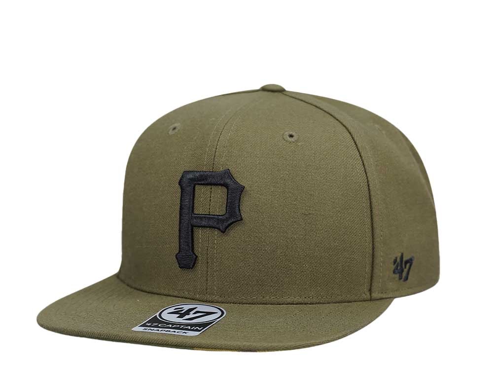 47Brand Pittsburgh Pirates Sandalwood Ballpark Camo Captain Snapback Casquette