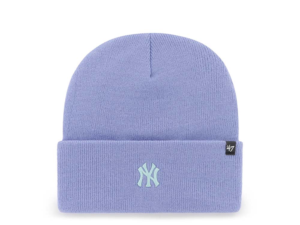 47Brand New York Yankees Lavender Base Runner Cuff Chapeaux