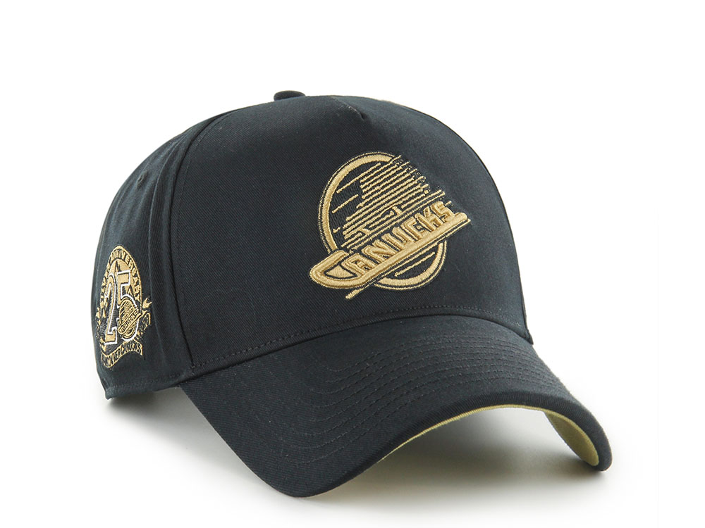 47Brand Vancouver Canucks Vintage Black Sure Shot Edition Hitch Snapback Casquette