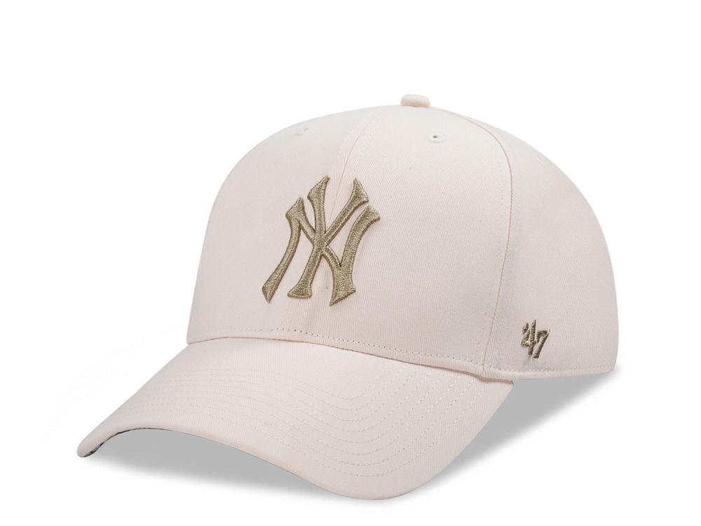 47Brand New York Yankees Natural Tropic Pop Under MVP Snapback Casquette