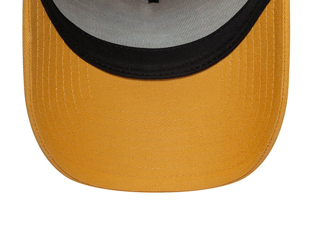 New Era Patch Golden Yellow 9Forty A Frame Trucker Snapback Casquette
