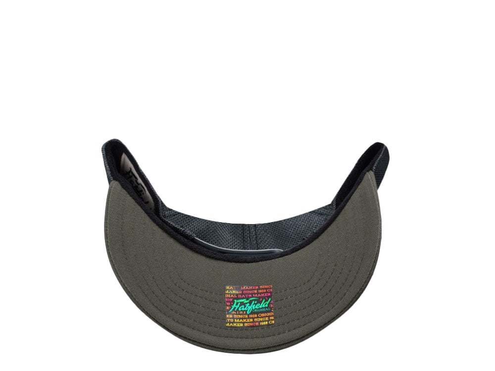 Hatfield Sunset White Dark Green Trucker Snapback Casquette