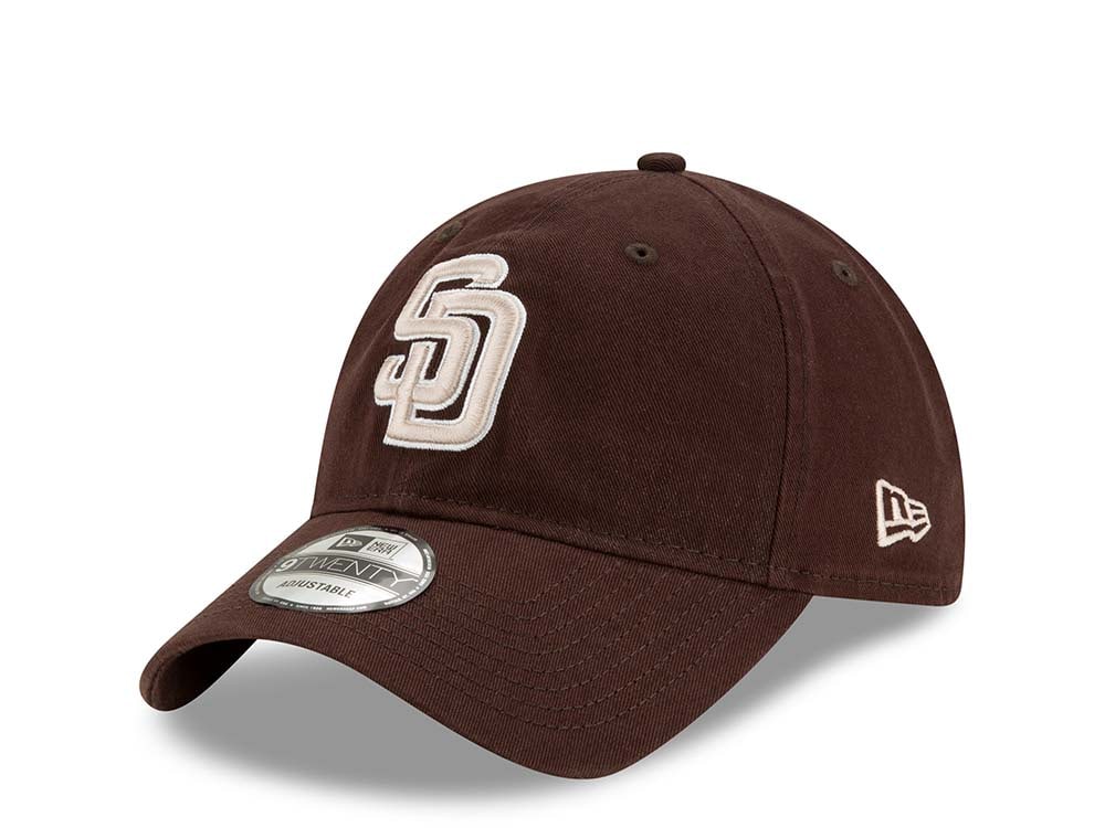 New Era San Diego Padres Brown Core Classic 9Twenty Strapback Casquette