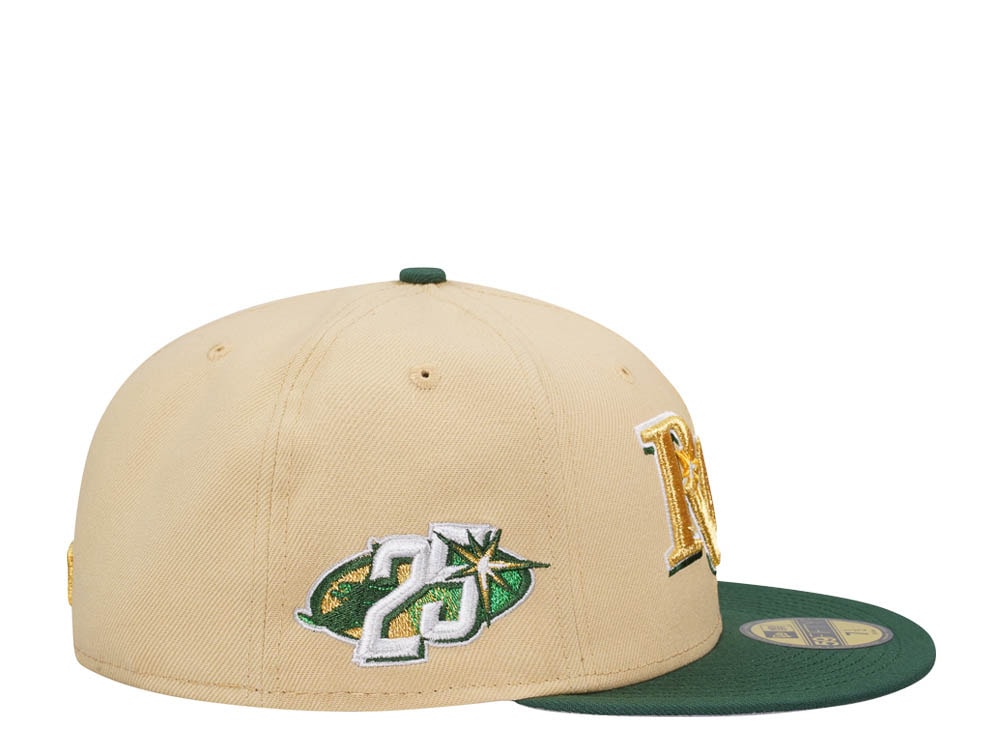 New Era Tampa Bay Rays 25th Anniversary Vegas Gold Two Tone Edition 59Fifty Fitted Casquette