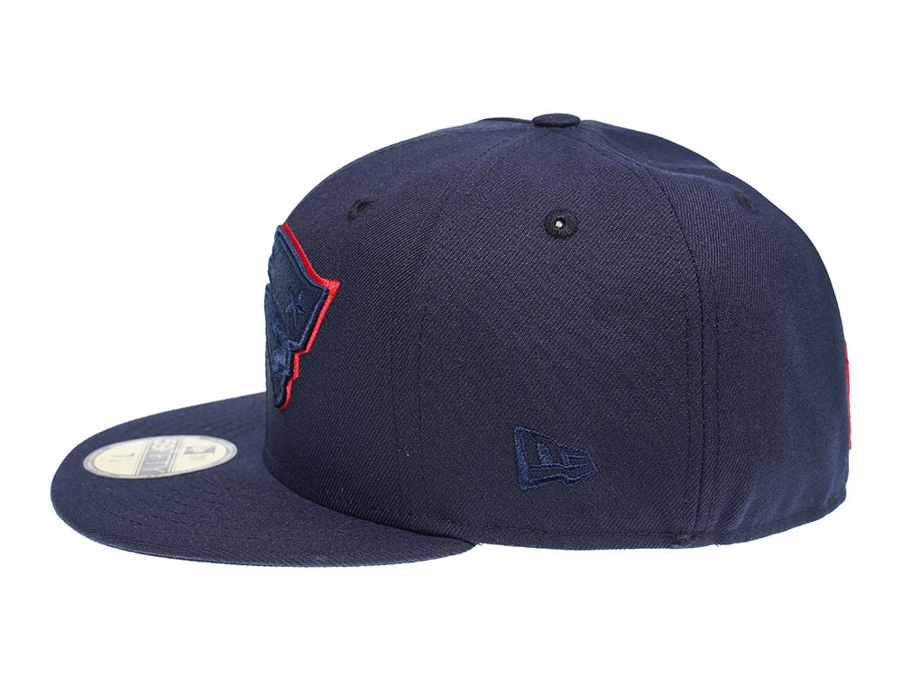 New Era New England Patriots Blue Tonal 59Fifty Fitted Casquette
