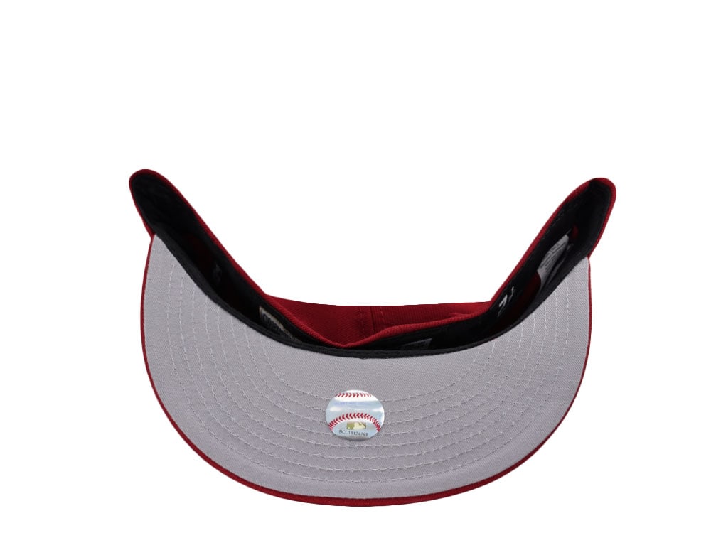 New Era New York Yankees World Series Champions 2000 Red Prime Edition 59Fifty Fitted Casquette