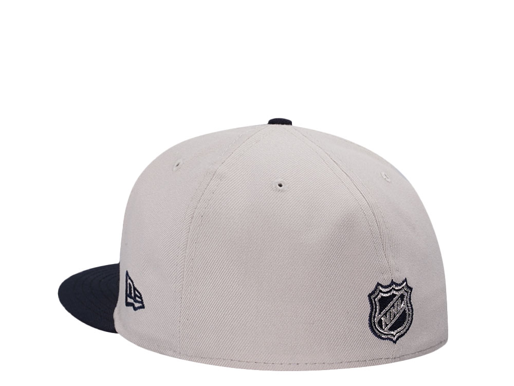 New Era Columbus Blue Jackets Inaugural Season Stone Two Tone Edition 59Fifty Fitted Casquette