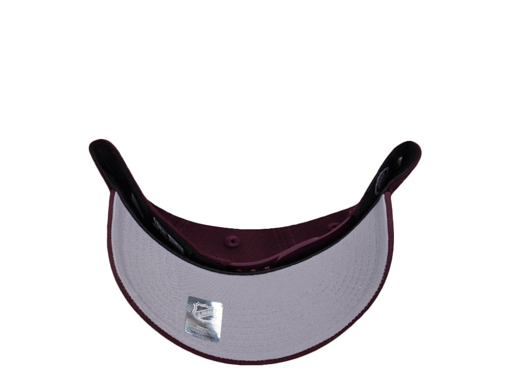 New Era Detroit Red Wings Stanley Cup Champions 2002 Maroon Prime Edition 9Forty A Frame Snapback Casquette