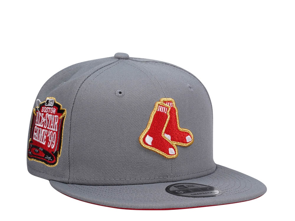 New Era Boston Red Sox All Star Game 1999 Gray and Red Edition 9Fifty Snapback Casquette