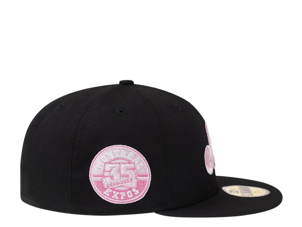 New Era Montreal Expos 35th Anniversary Black and Pink Edition 59Fifty Fitted Casquette