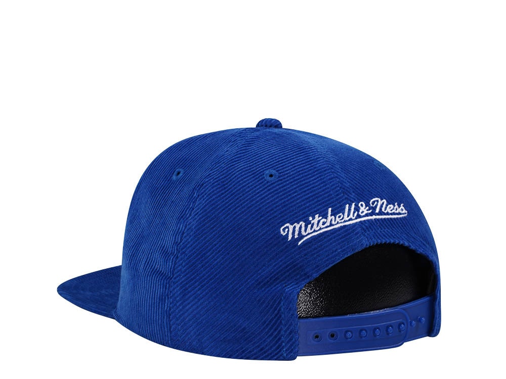 Mitchell & Ness Hartford Whalers Blue Cord Vintage Snapback Casquette