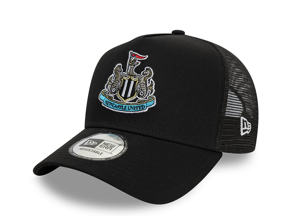 New Era Newcastle United Fc Core Black Prime Edition 9Forty A Frame Trucker Snapback Casquette