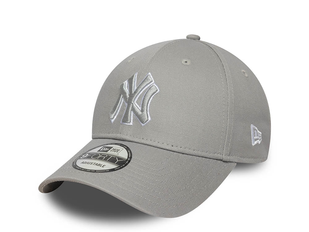 New Era New York Yankees Outline Grey 9Forty Strapback Casquette