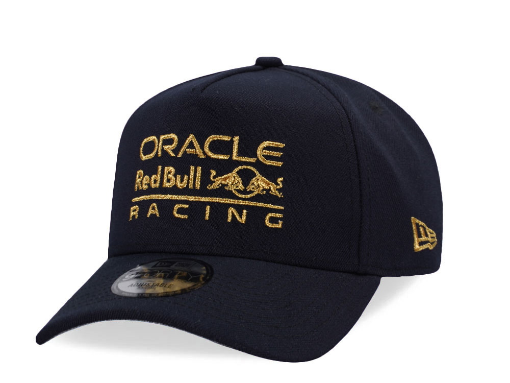New Era Red Bull Racing Black and Gold Edition 9Forty A Frame Snapback Casquette