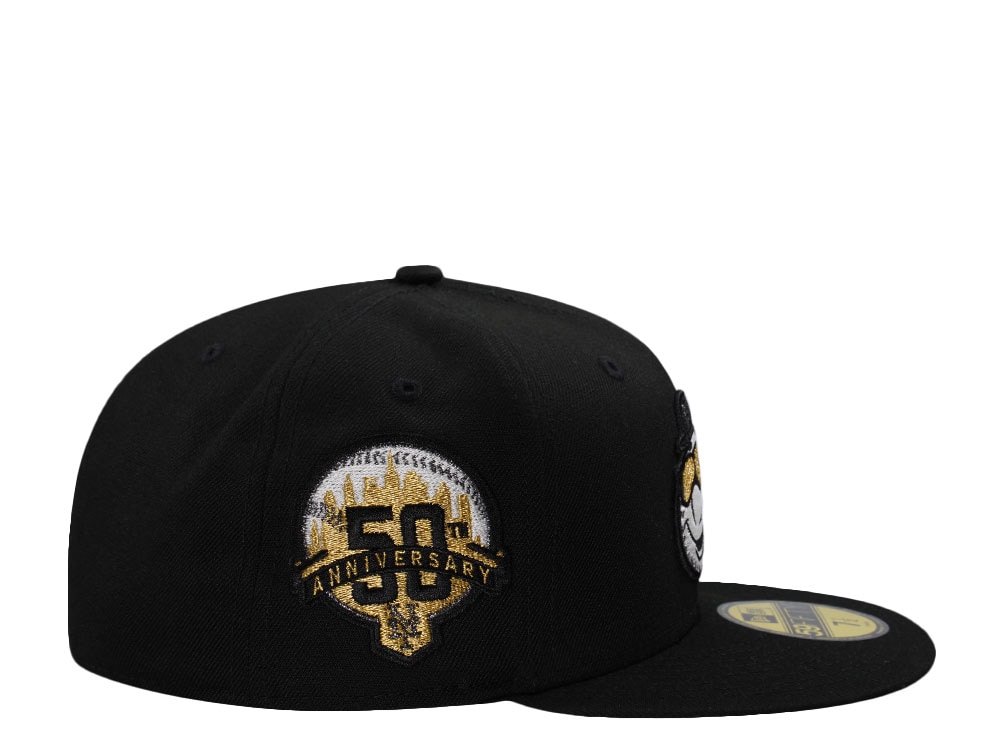 New Era New York Mets 50th Anniversary Black Edition 59Fifty Fitted Casquette