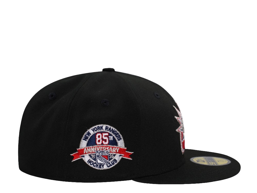 New Era New York Rangers 85th Anniversary Black Prime Edition 59Fifty Fitted Casquette