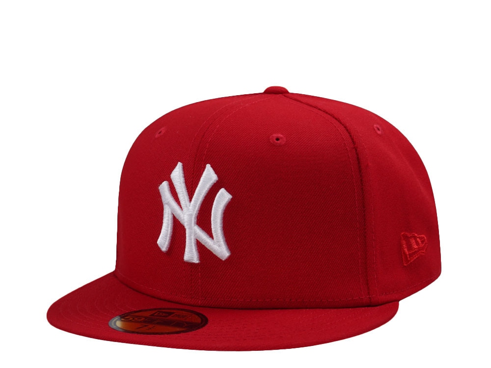New Era New York Yankees Red Classic Edition 59Fifty Fitted Casquette