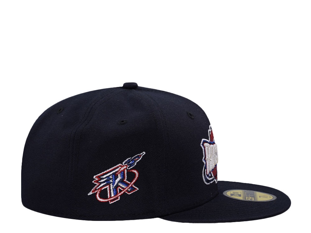 New Era Houston Rockets Metallic Navy Prime Edition 59Fifty Fitted Casquette
