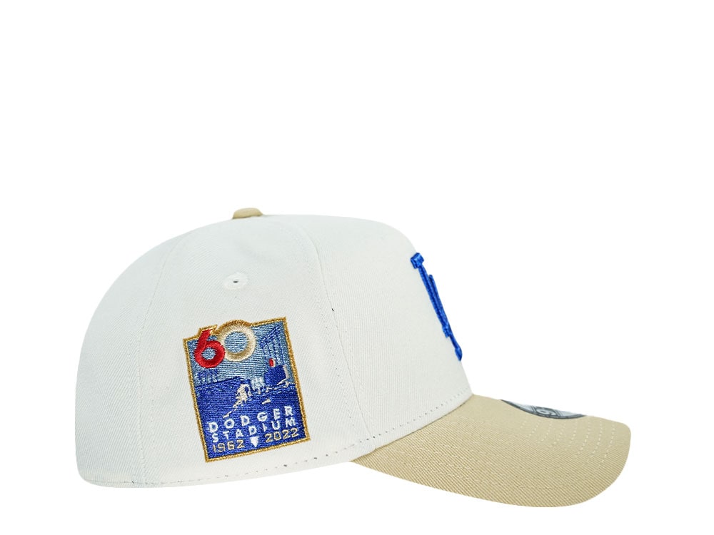New Era Los Angeles Dodgers 60th Anniversary Sneaky Chrome Two Tone Edition 9Forty A Frame Snapback Casquette