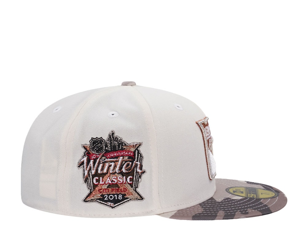New Era New York Rangers Winter Classic 2018 Chrome Camo Edition 59Fifty Fitted Casquette