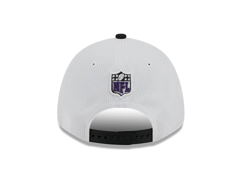 New Era Baltimore Ravens NFL Sideline 2023 Black White  9Forty Snapback Casquette