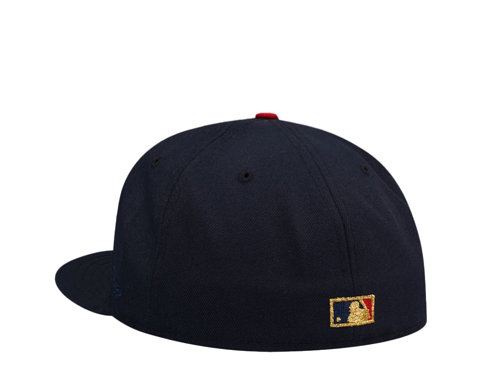 New Era Cleveland Indians American League Throwback Edition 59Fifty Fitted Casquette