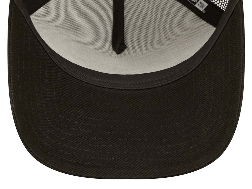 New Era Lucky Rabbit Logo Black A Frame Trucker Snapback Casquette