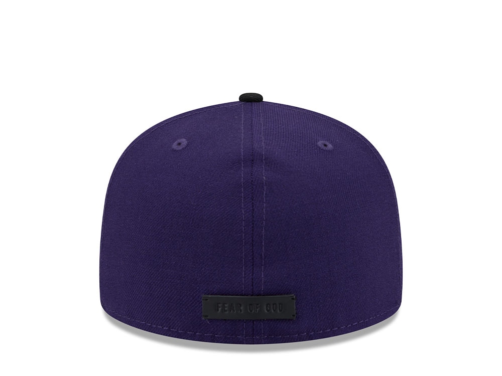 New Era Colorado Rockies Fear of God Purple Essentials Classic Edition 59Fifty Fitted Casquette
