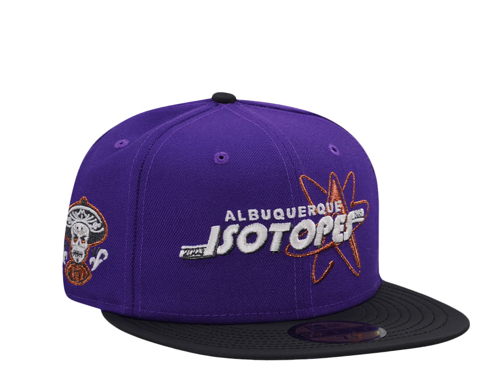 New Era Albuquerque Isotopes Purple Glow Ripstop Brim Edition 59Fifty Fitted Casquette