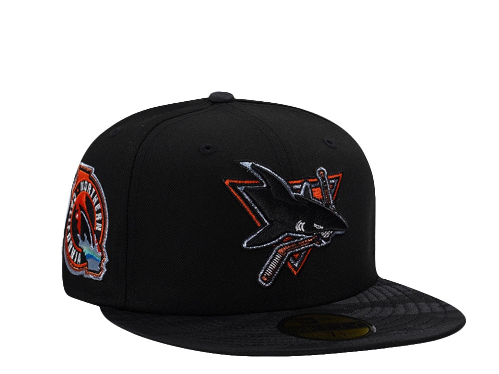 New Era San Jose Sharks Northern California Black Prime Edition 59Fifty Fitted Casquette