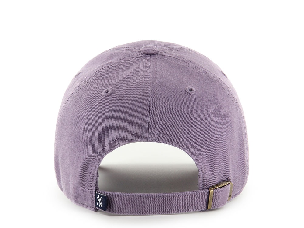 47 Brand New York Yankees Iris Purple Clean Up Strapback Casquette