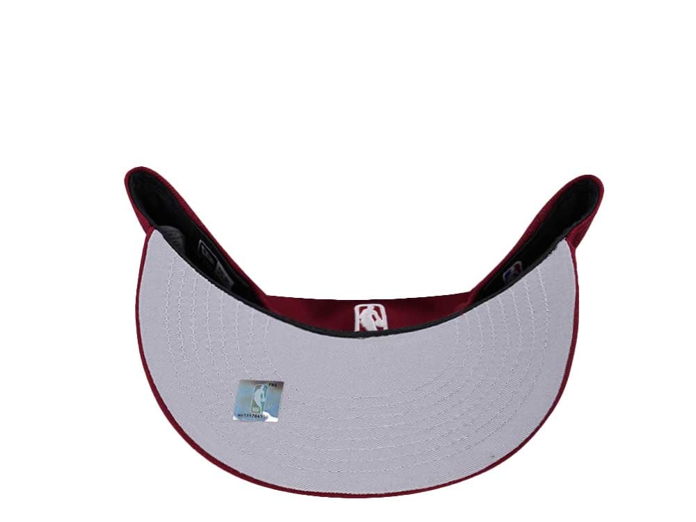 New Era Atlanta Hawks Maroon Classic Edition 9Fifty Snapback Casquette