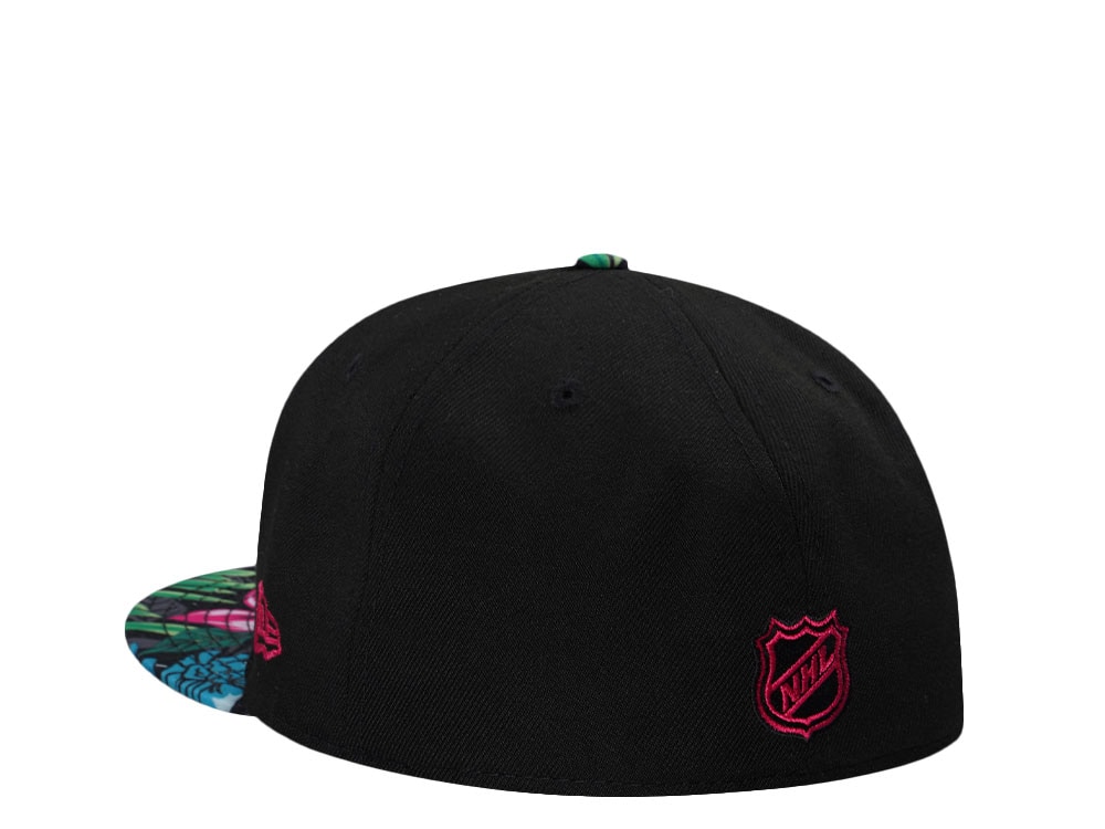 New Era Anaheim Ducks 10th Anniversary Floral Two Tone Edition 59Fifty Fitted Casquette