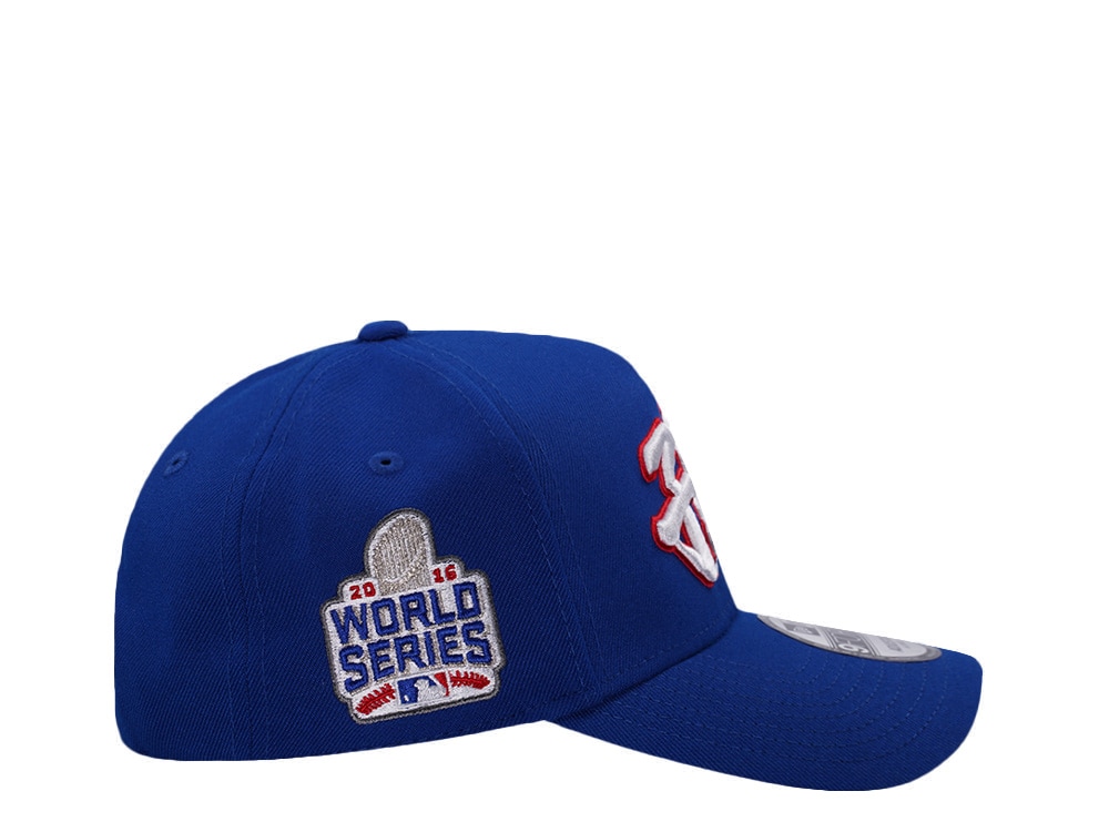 New Era Chicago Cubs World Series 2016 Kanji Royal Blue Prime Edition 9Forty A Frame Snapback Casquette