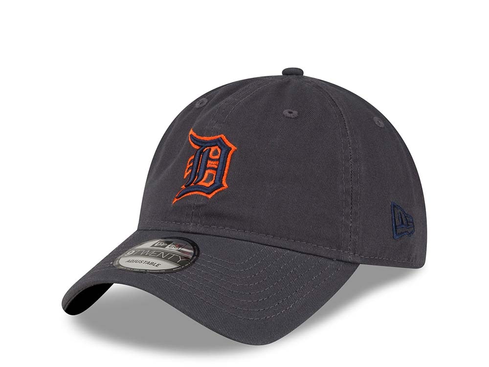 New Era Detroit Tigers Gray Core Classic 9Twenty Strapback Casquette