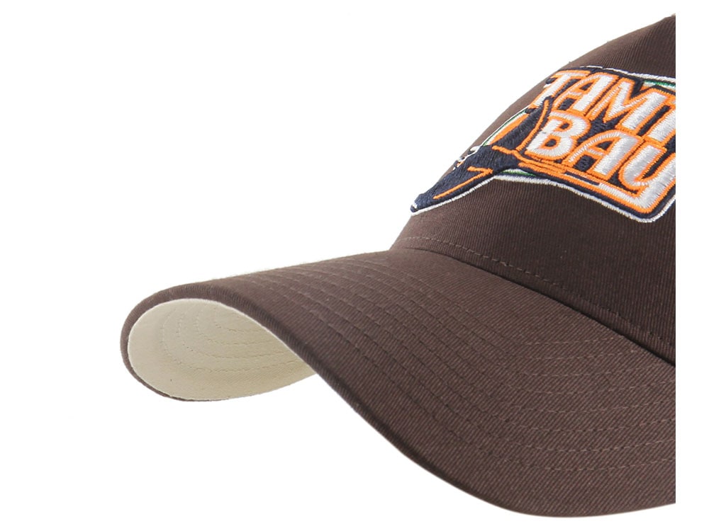 47Brand Tampa Bay Rays Cooperstwon Tropicana Field Brown Edition MVP Snapback Casquette