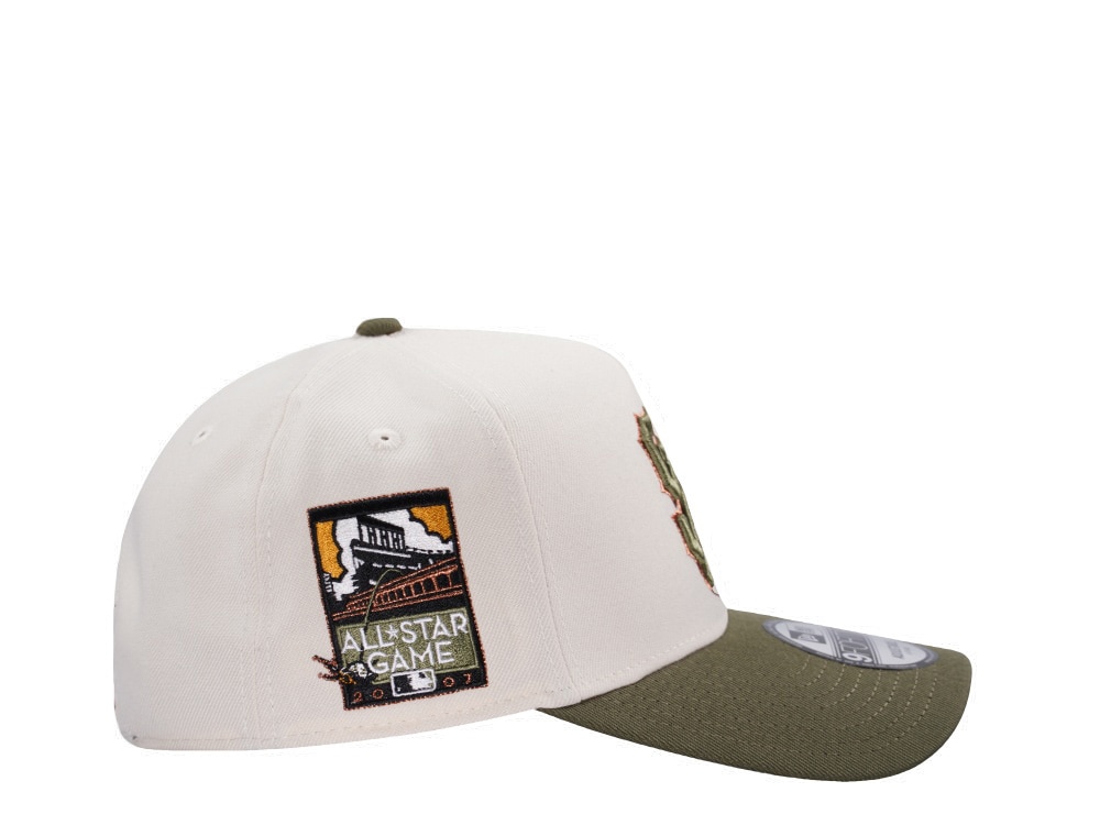 New Era San Francisco Giants All Star Game 2007 Cream Two Tone Edition 9Forty A Frame Snapback Casquette