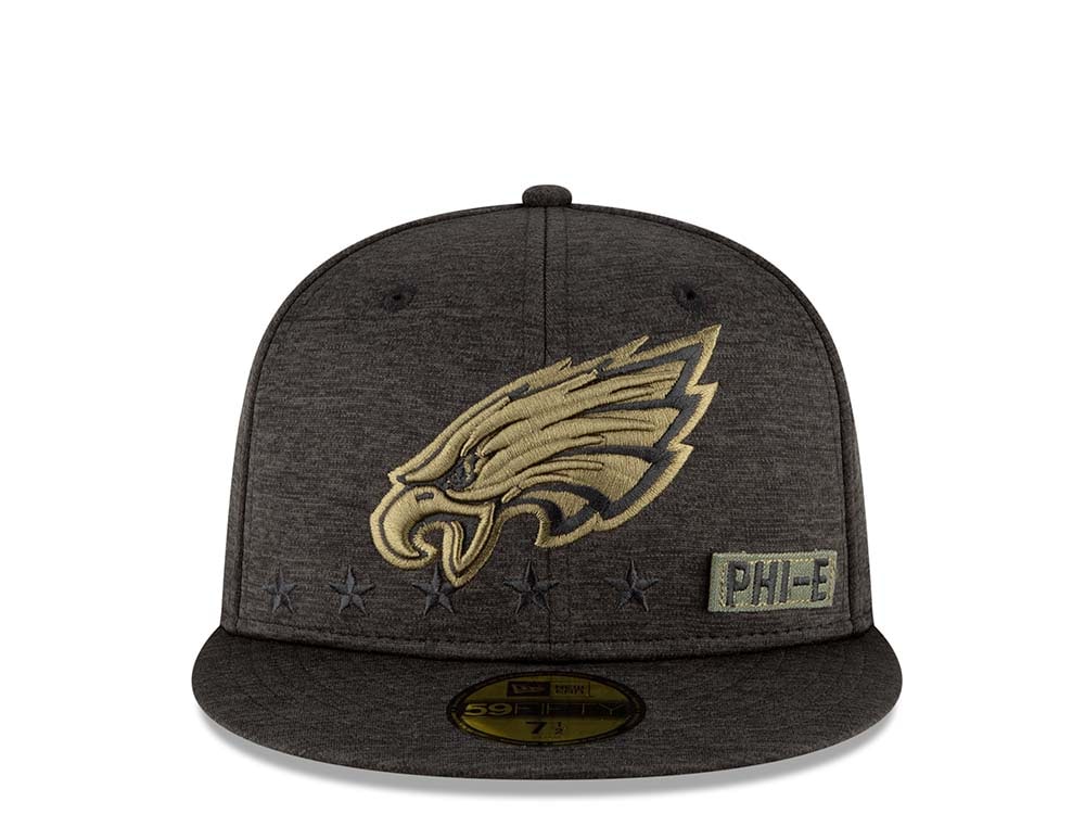 New Era Philadelphia Eagles Salute to Service 2020 Fitted 59Fifty Casquette