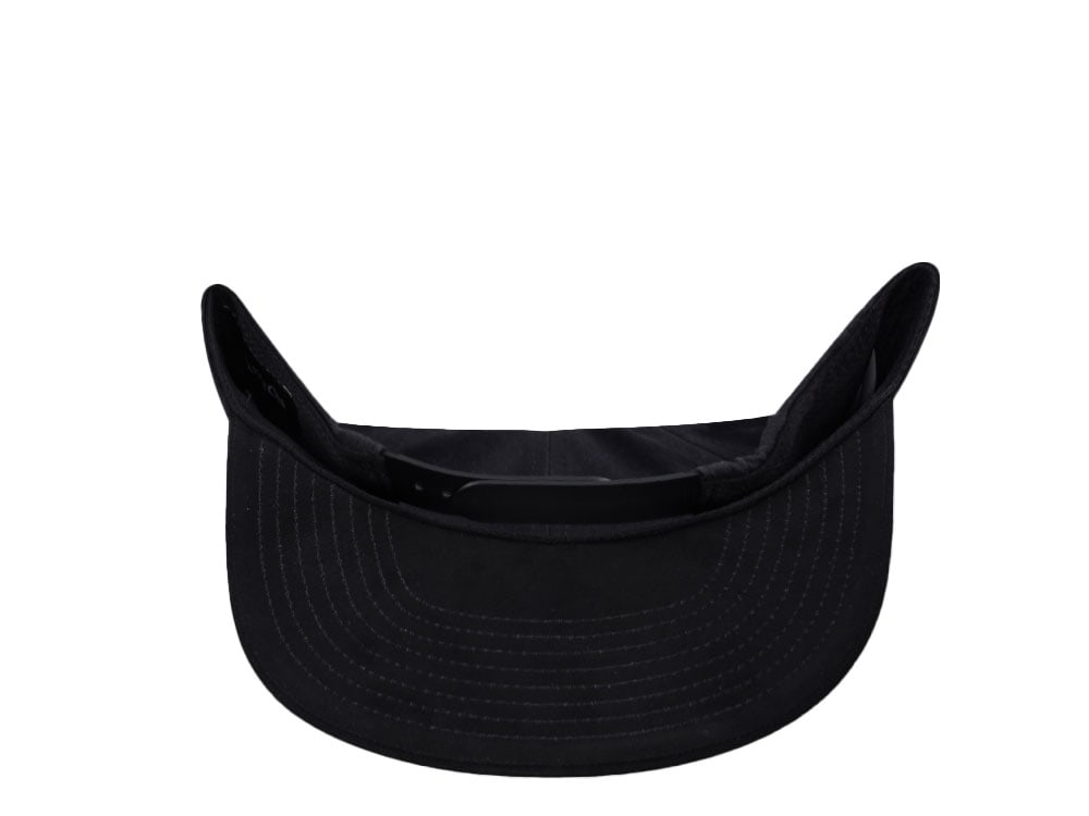 Brixton Supply Logo Black on Black Snapback Casquette
