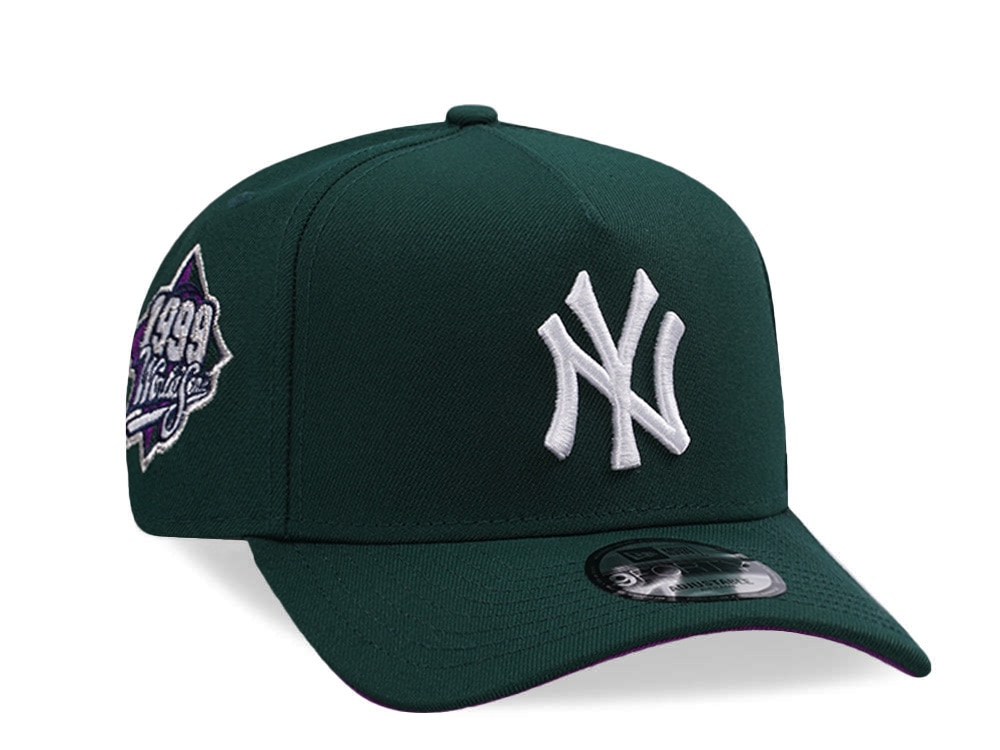 New Era New York Yankees World Series 1999 Dark Green Prime Edition 9Forty A Frame Snapback Casquette