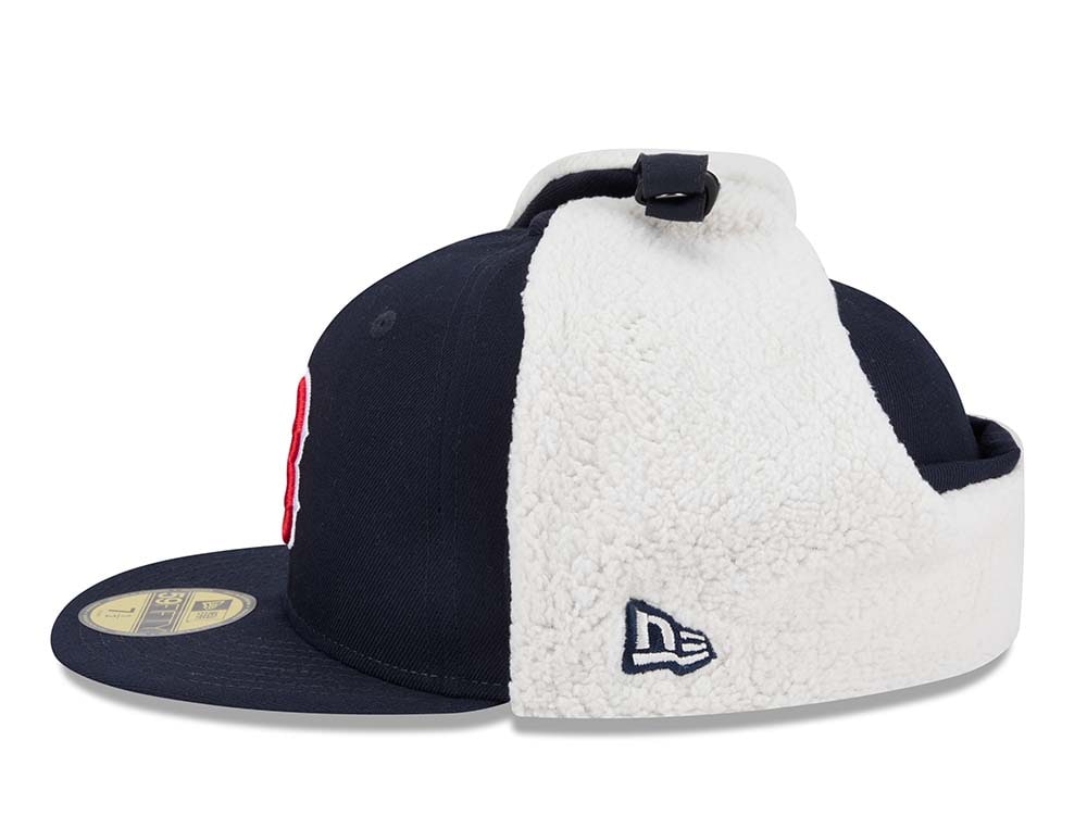 New Era Boston Red Sox Classic Navy 59Fifty Dogear Fitted Casquette