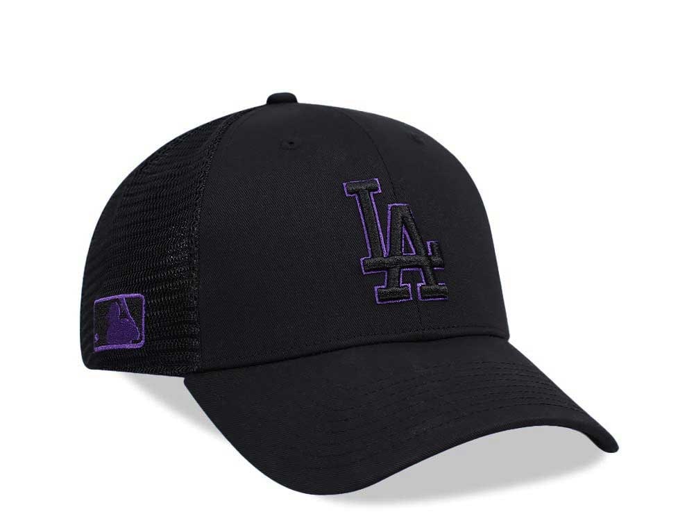 47Brand Los Angeles Dodgers Black Branson Sure Shot MVP Trucker Snapback Casquette