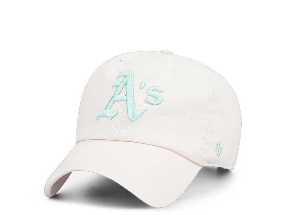 47Brand Oakland Athletics Natural Clean Up Strapback Casquette