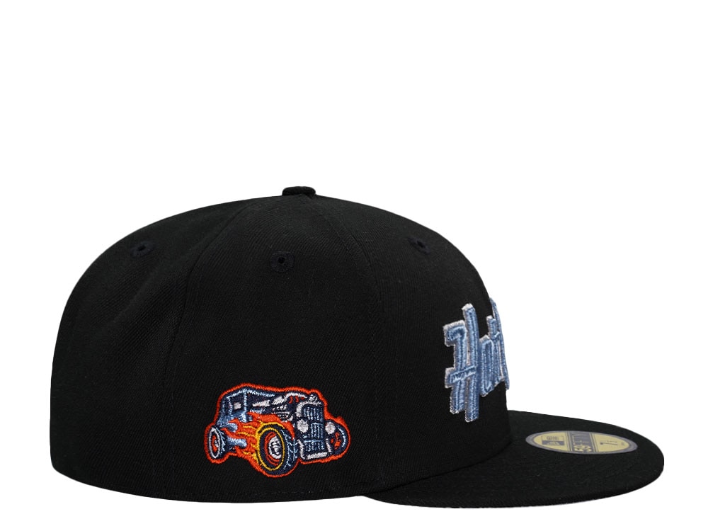 New Era Bowling Green Hot Rods Black Metallic Prime Edition 59Fifty Fitted Casquette