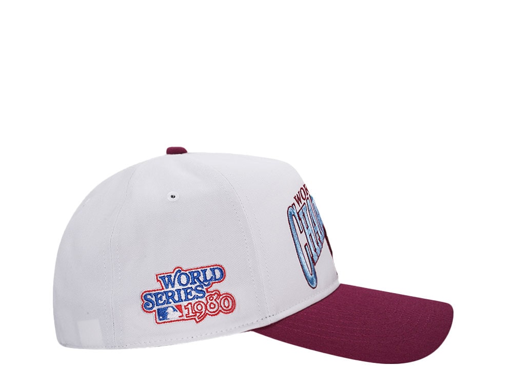 47Brand Philadelphia Phillies World Series 1980 White Arch Champions Hitch Snapback Casquette
