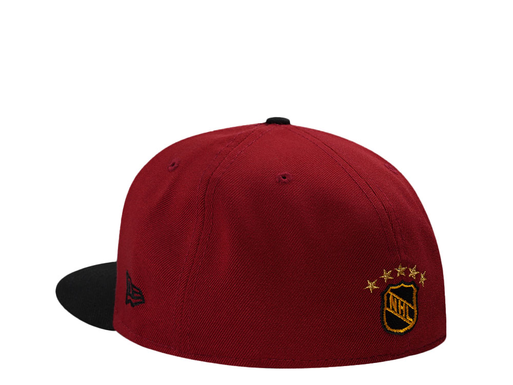 New Era Dallas Stars 20th Anniversary Red Two Tone Edition 59Fifty Fitted Casquette