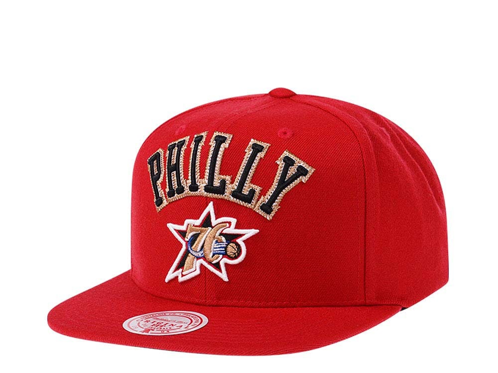 Mitchell & Ness Philadelphia 76ers HWC Zig Zag Satin Undervisor Snapback Casquette