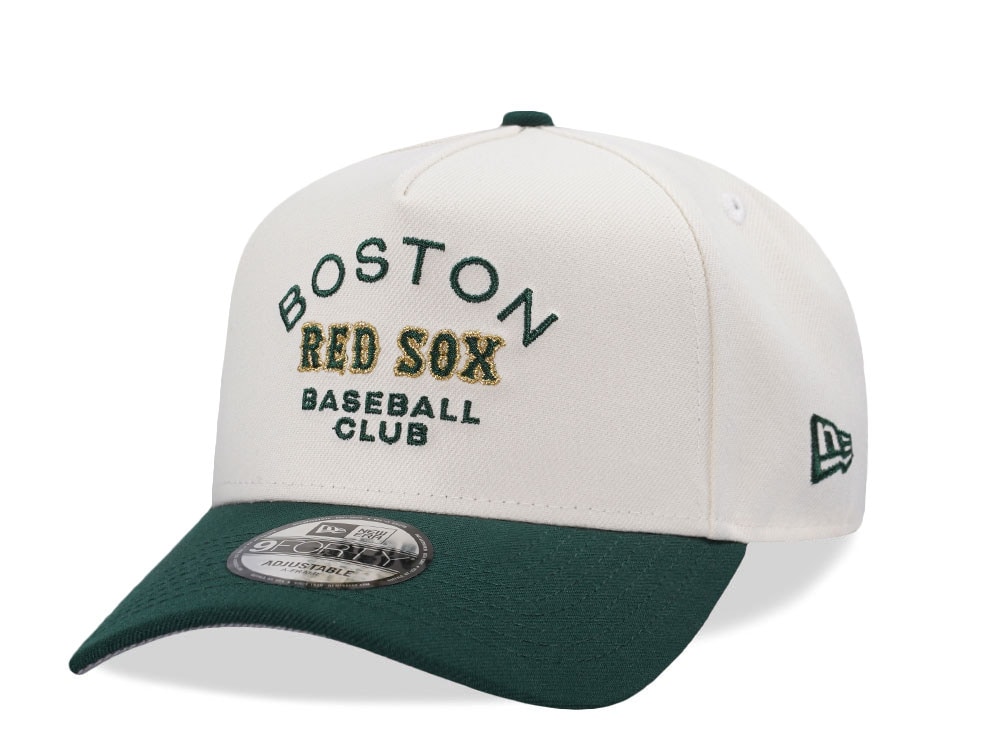 New Era Boston Red Sox Baseball Club Chrome Two Tone Edition 9Forty A Frame Snapback Casquette