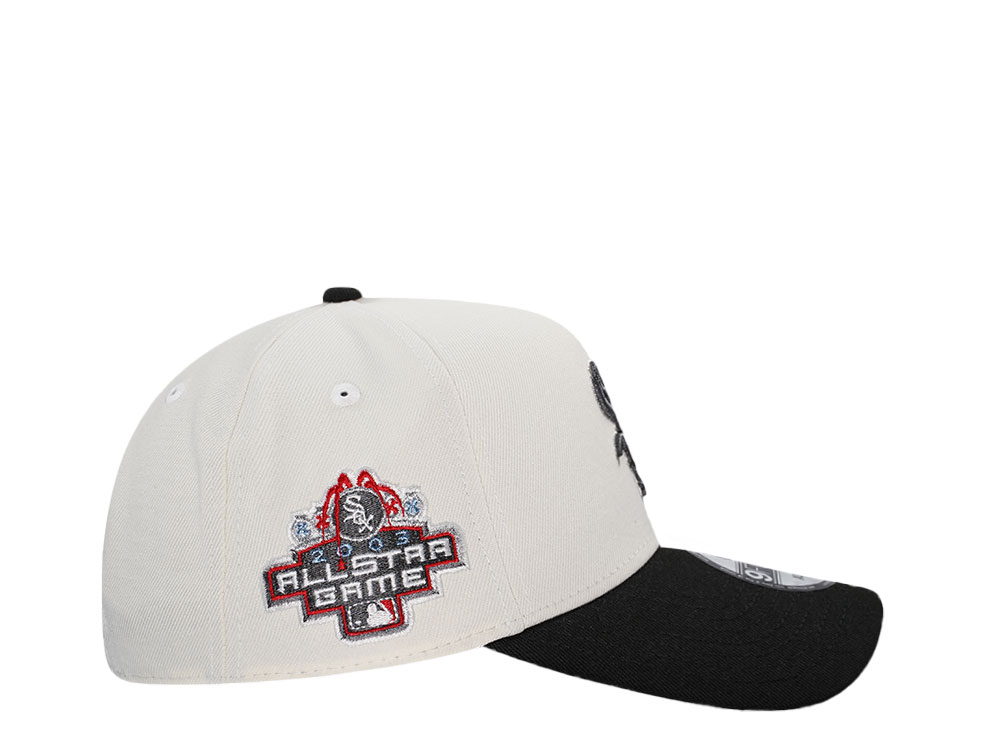 New Era Chicago White Sox All Star Game 2003 Chrome Metallic Two Tone 9Forty A Frame Snapback Casquette